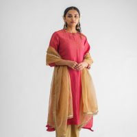 Gulab Kurta with Pant and Dupatta (Set of 3)