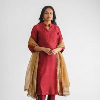 Sindoori Kurta with Pant(Set of 2)