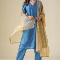 Pants And Dupatta(Set Of 4)