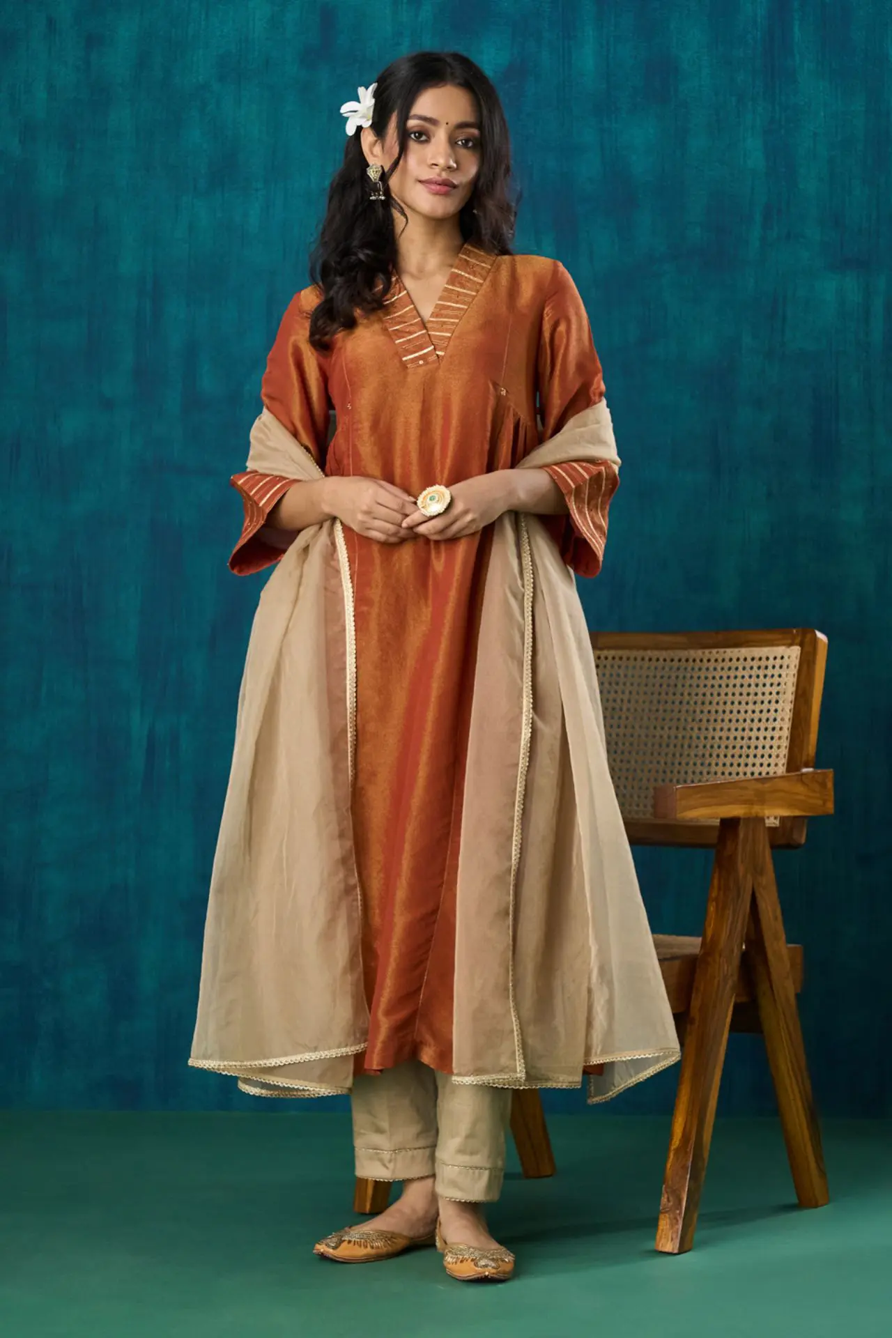 Paani Gold Dupatta
