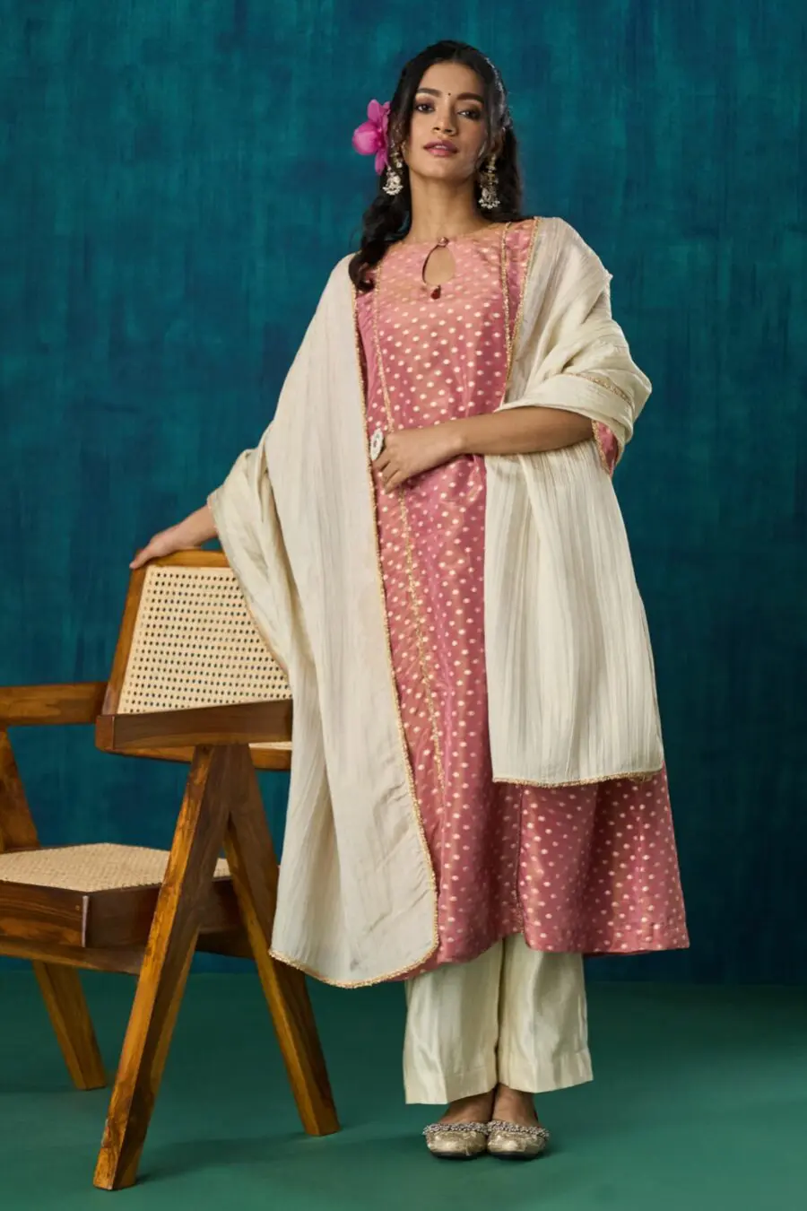 Amala Kurta With Pants And Dupatta(Set of 3)