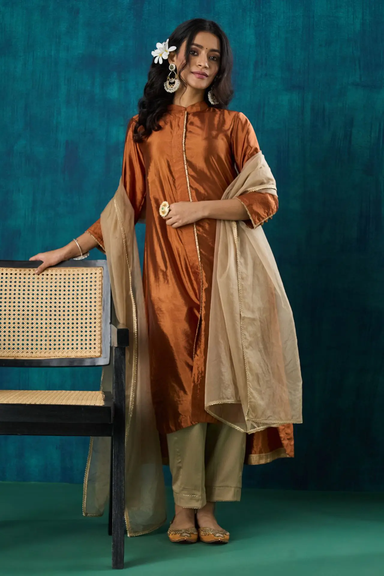 Sanika Kurta With Pants And Dupatta(Set of 3)