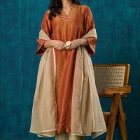 Navika Kurta With Pants And Dupatta(Set of 3)