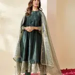 Green Tissue Dupatta